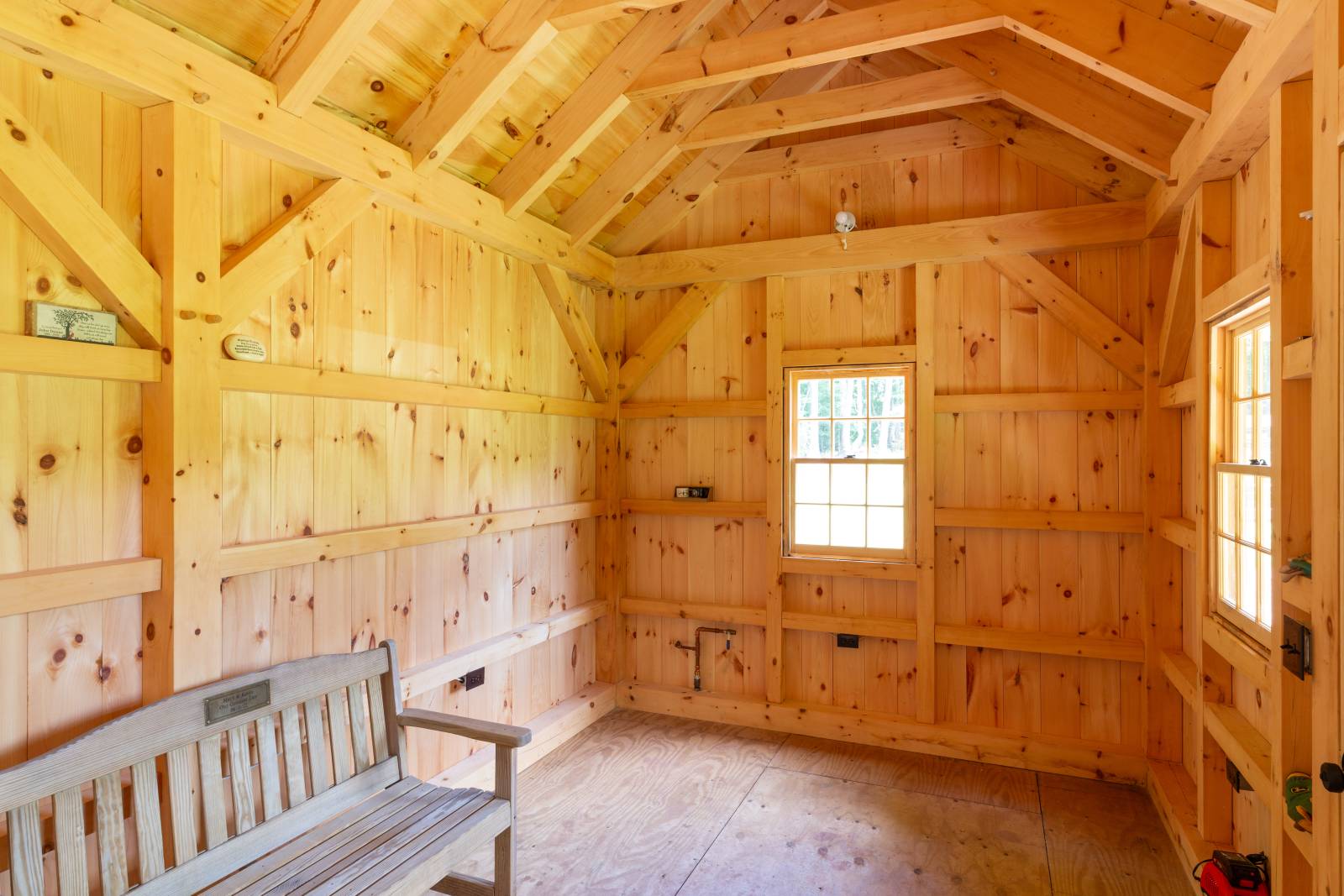 9' Wall Height • Post & Beam Cabin