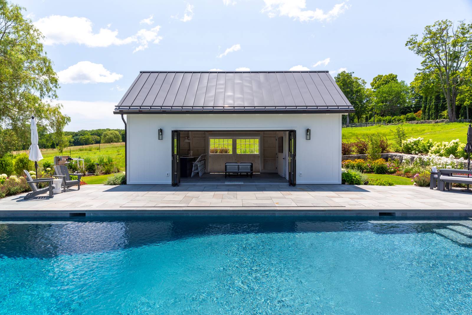 Your Poolside Haven Awaits • Timber Frame Pool House