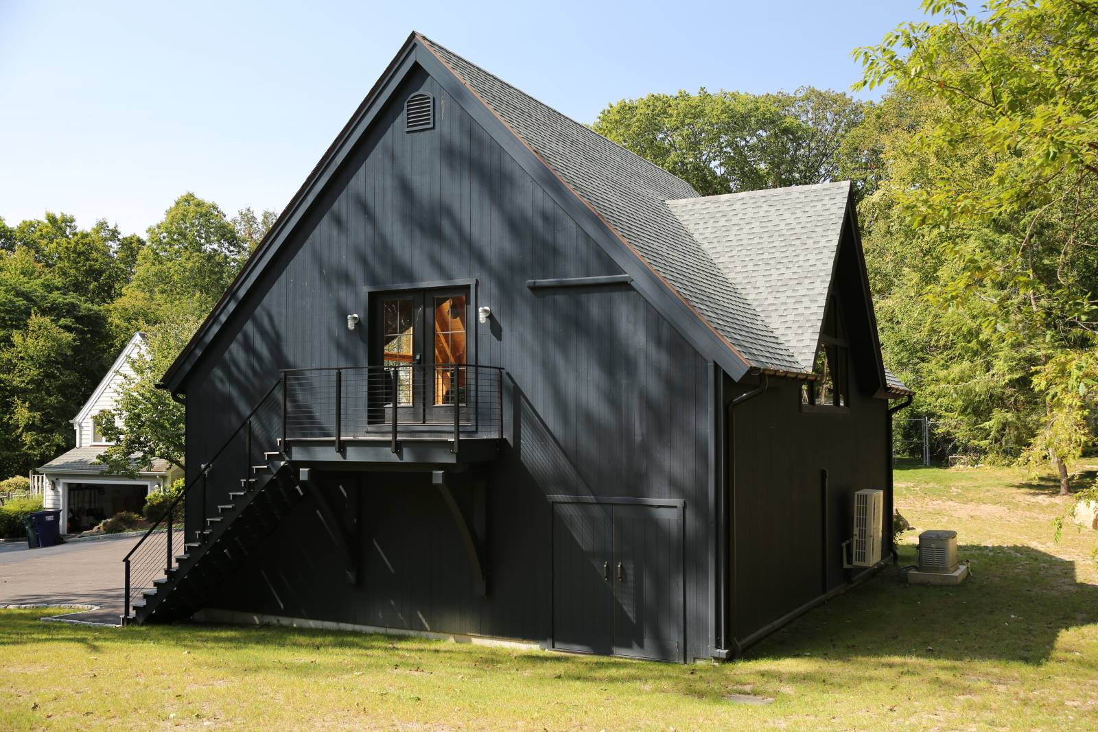 Looking Towards the Reverse Gable Dormer in the Back of the Barn
