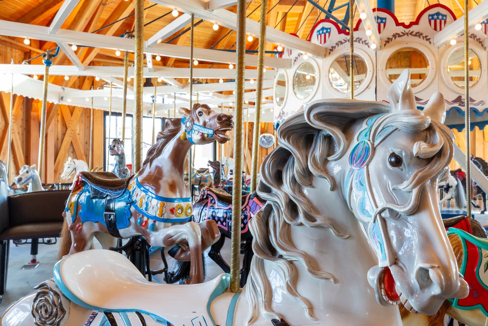 The Carousel, Recently Restored, Dates Back to 1909