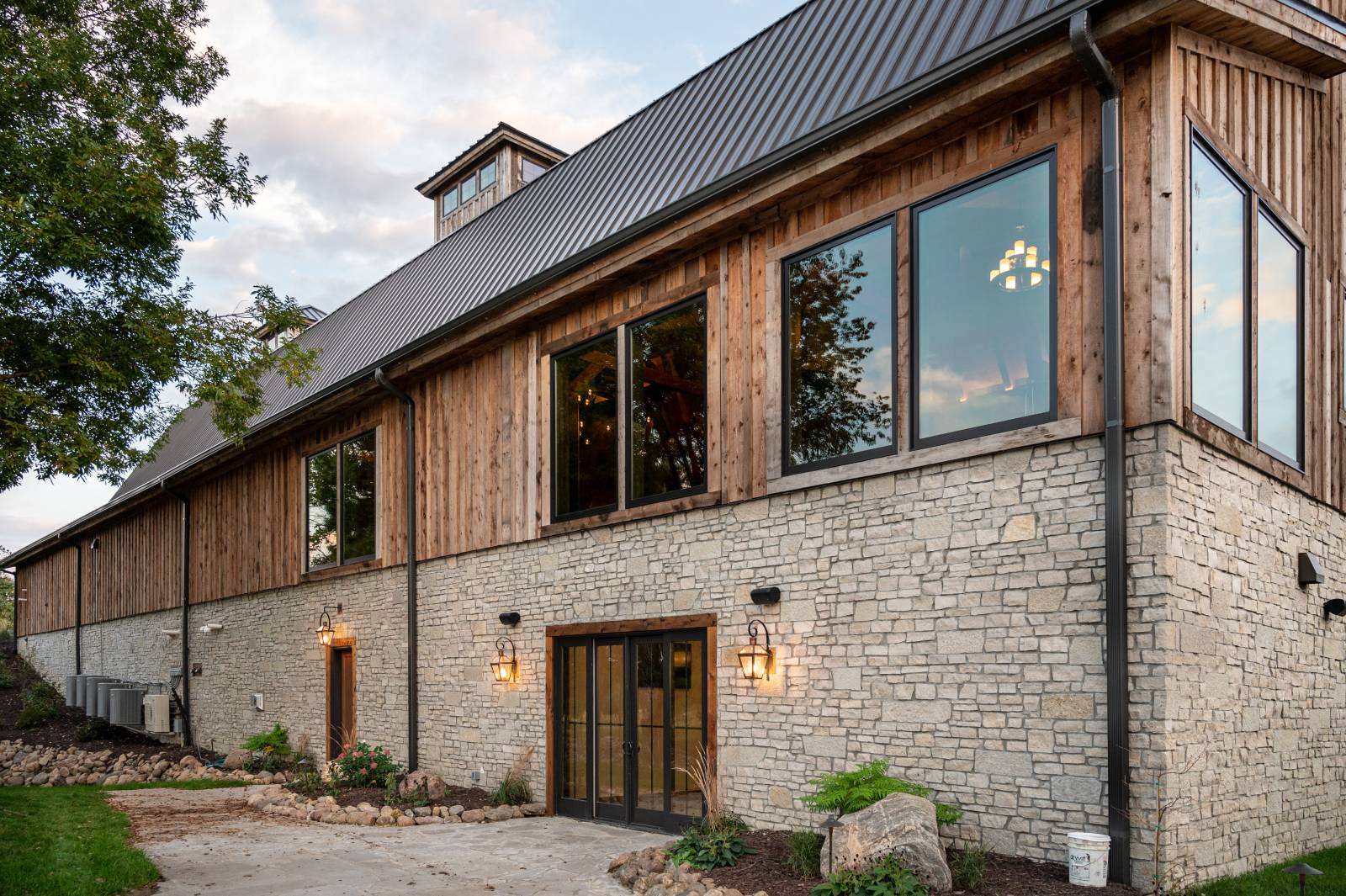 Large Windows Let In Light • Entrance to Basement