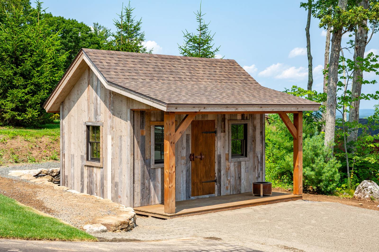 10' x 16' Trapper’s Cabin Shown with Options
