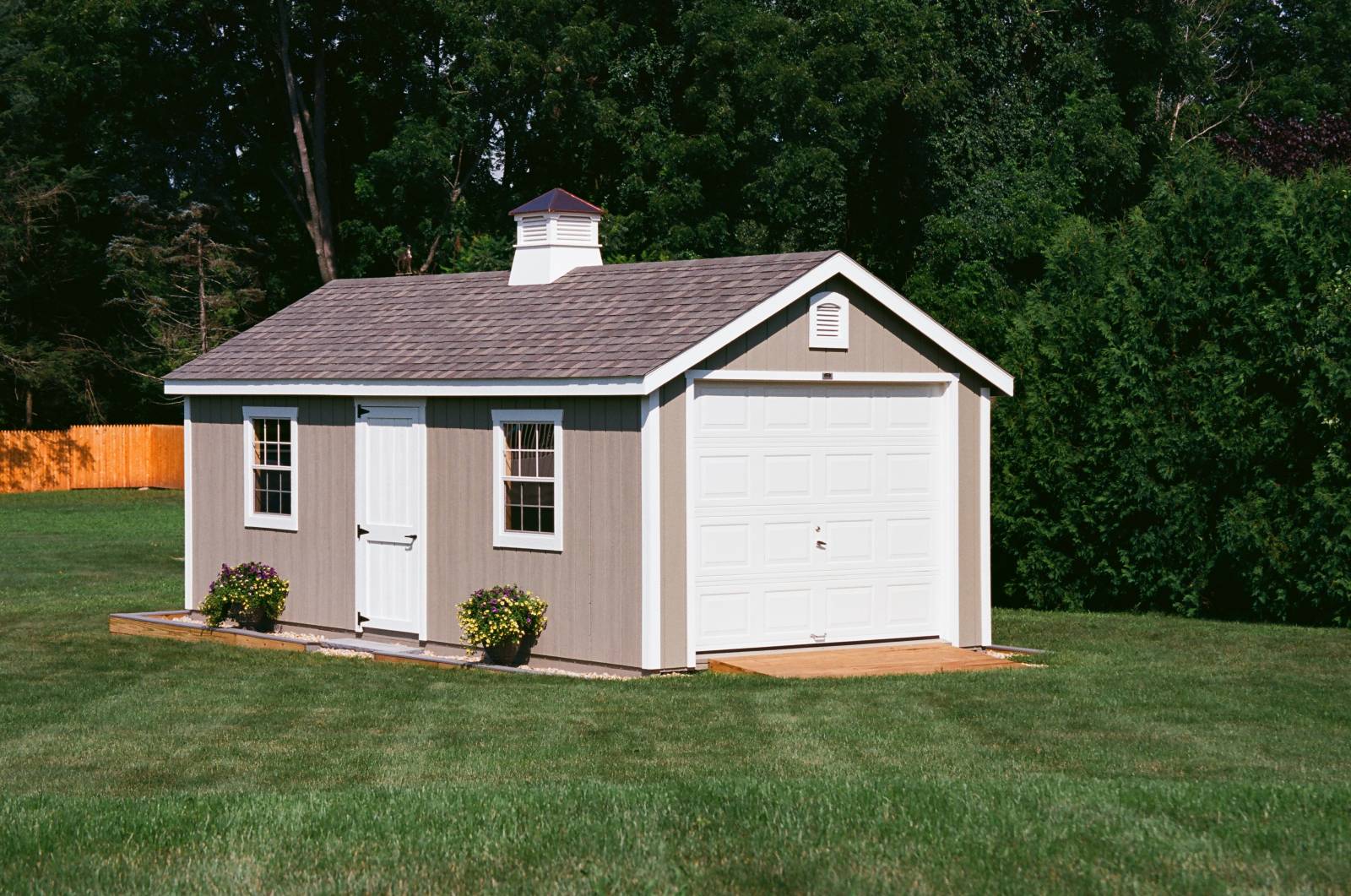 12' x 24' Classic Cape Garage Shown with Options