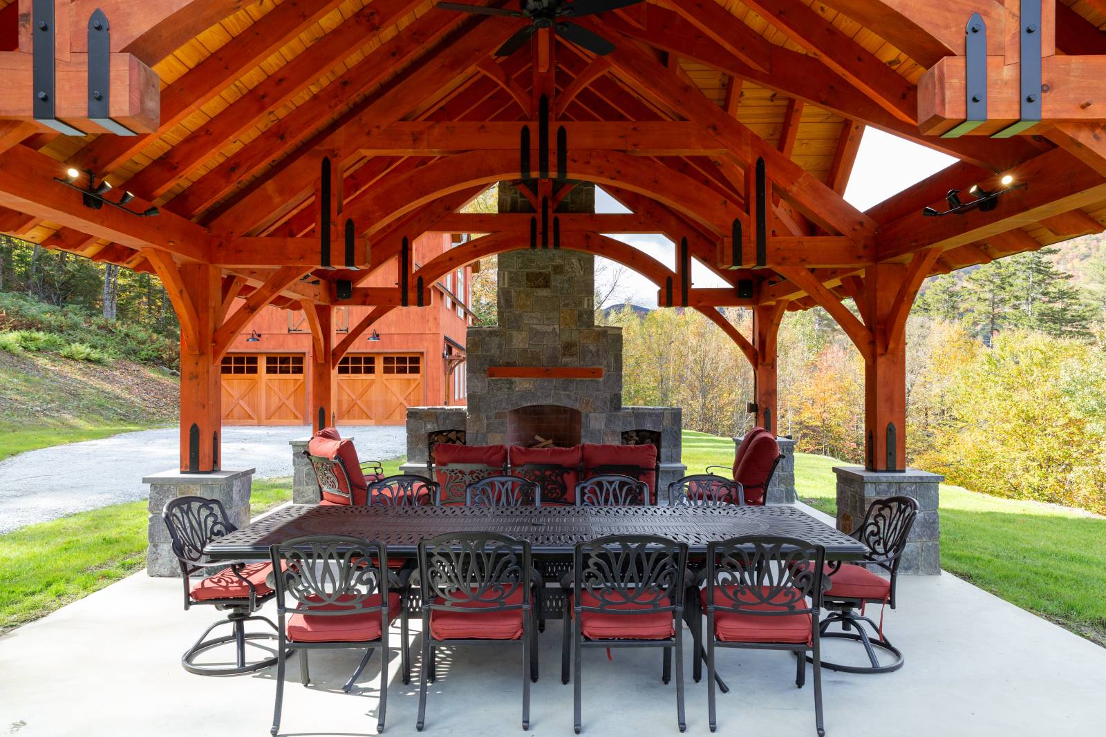 Seating Area • Plenty of Space for Guests Under the Pavilion