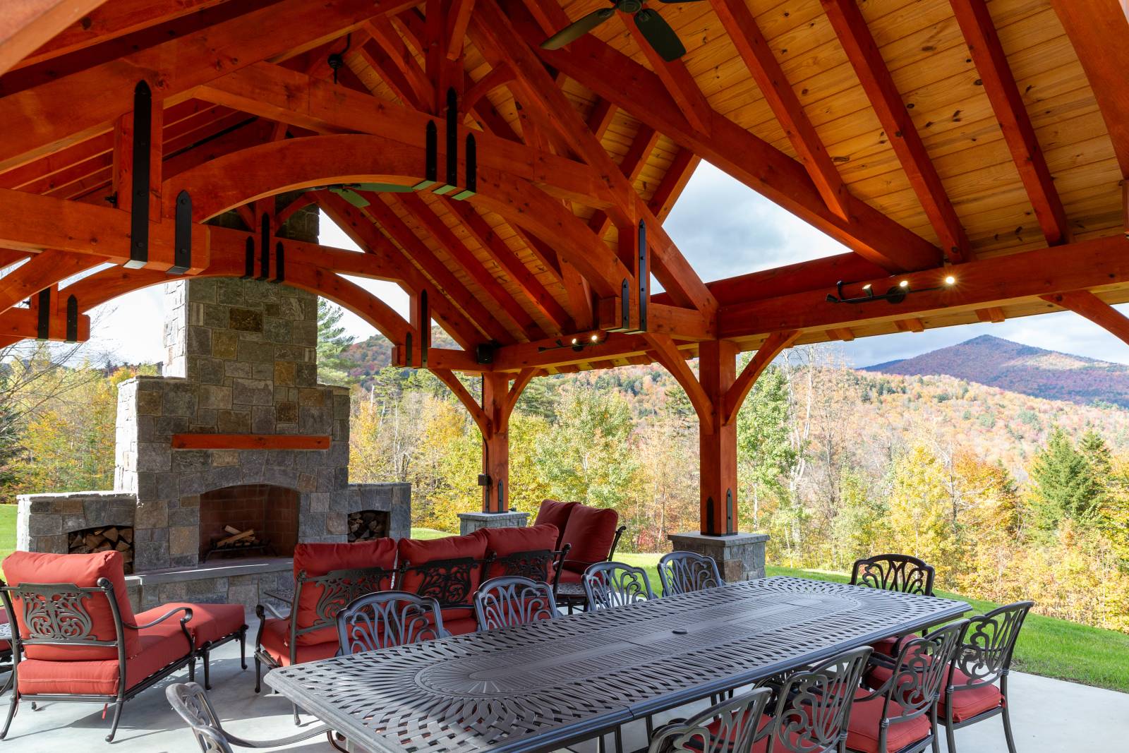 Looking Towards the View • 12' Open Reverse Gable Dormer
