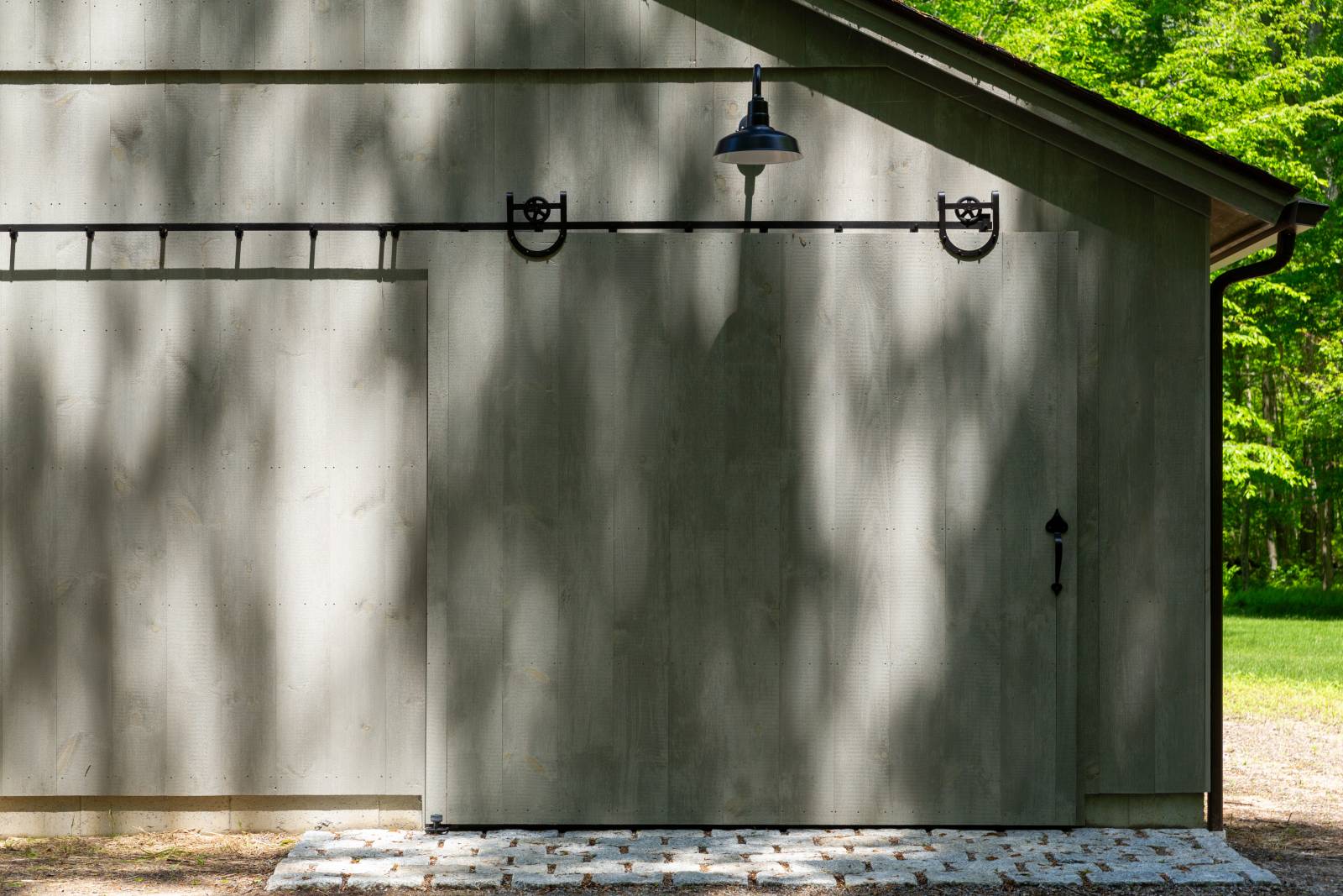 Sliding Barn Door • Authentic Horseshoe Track Hardware