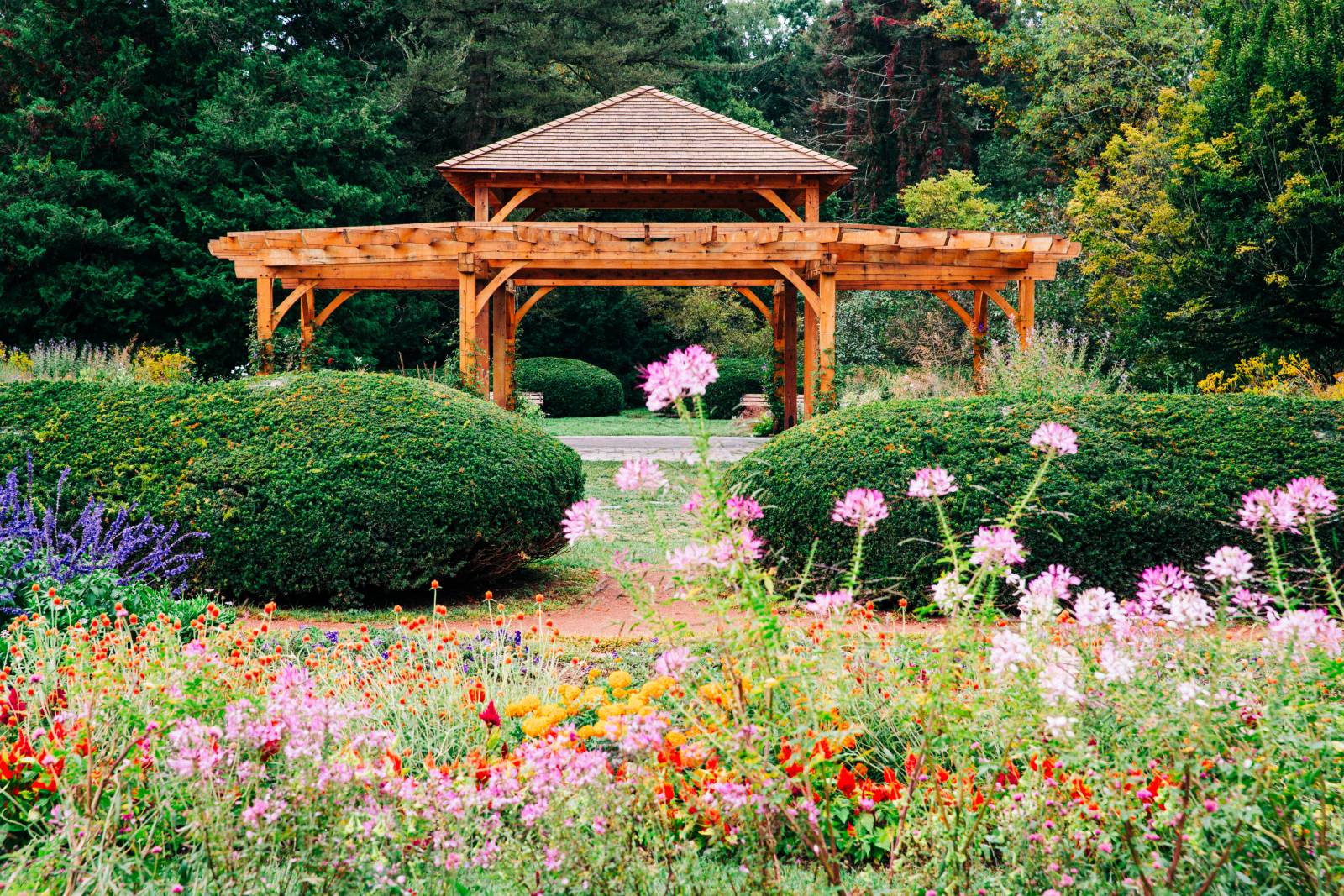 A Serene Place to Relax in the Gardens
