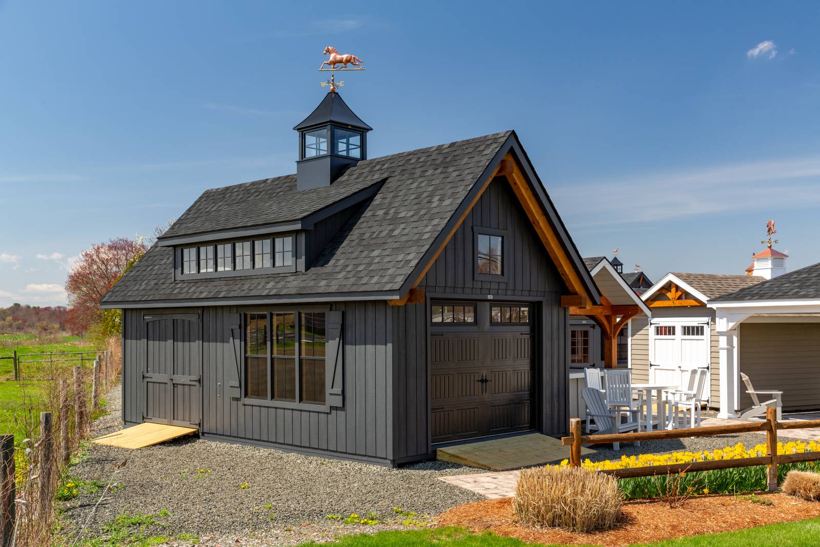 14' x 24' Grand Victorian Cape Garage Shown with Options