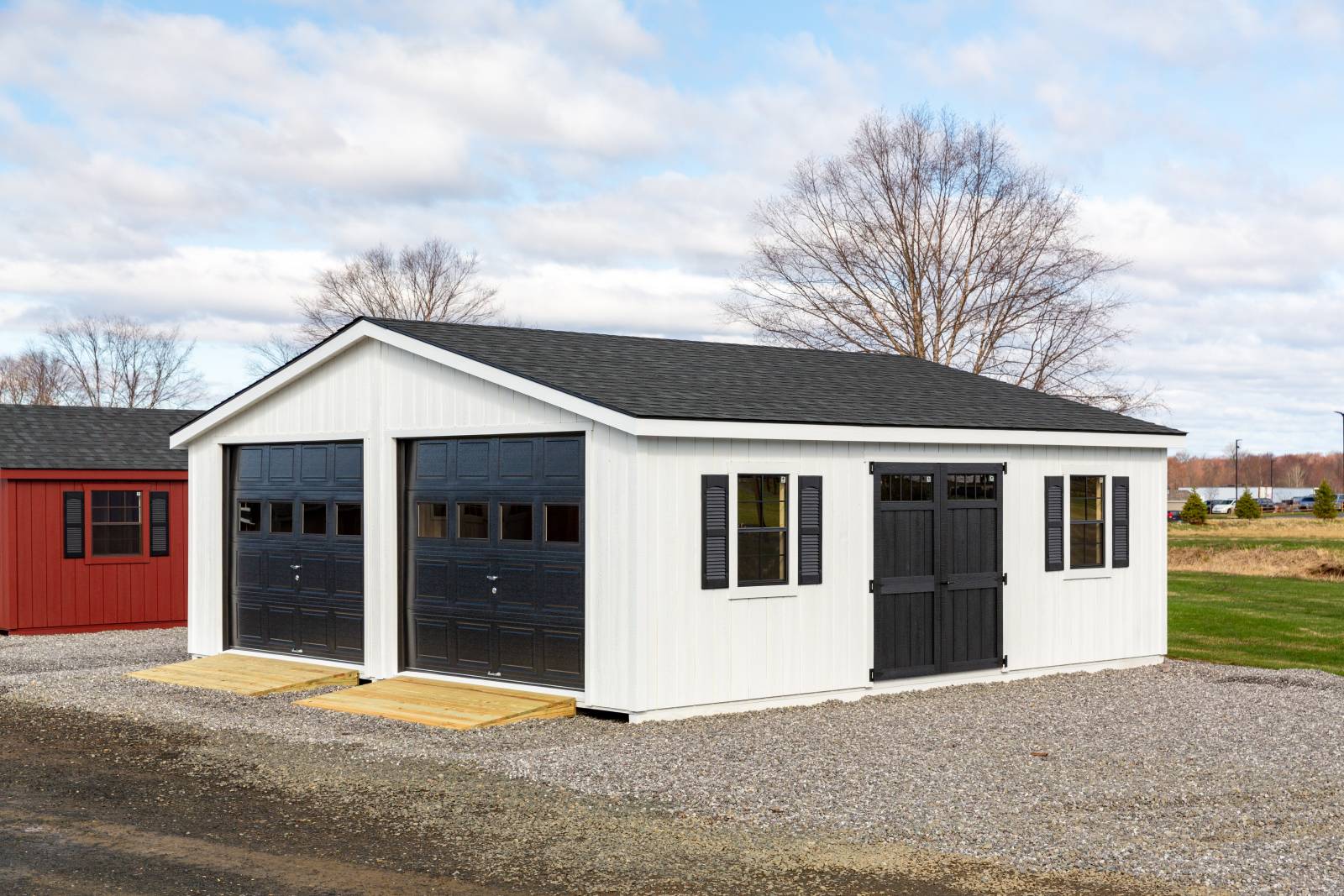 24' x 24' Classic Craftsman Garage Shown with Options