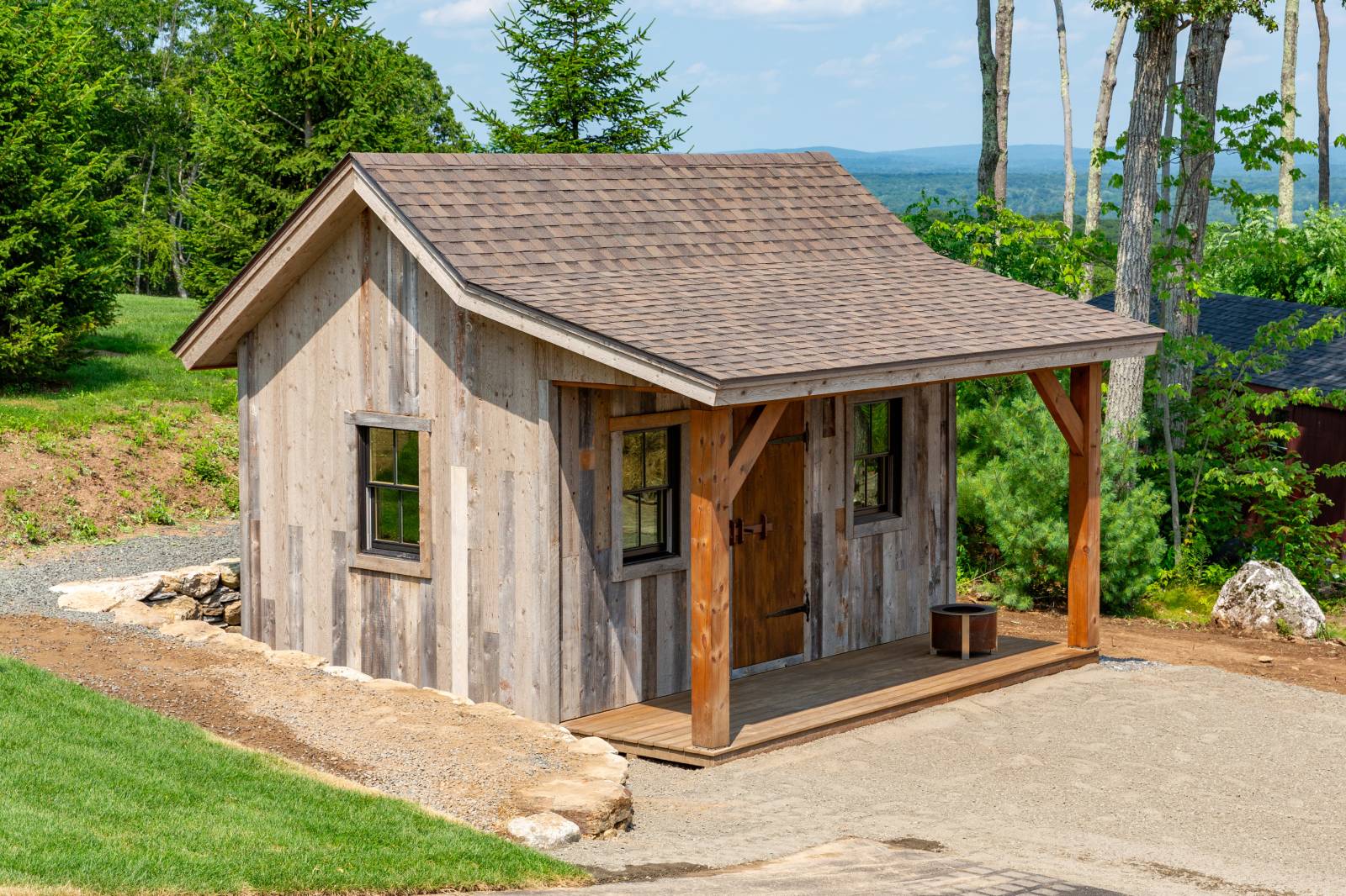 10' x 16' Trapper’s Cabin Shown with Options
