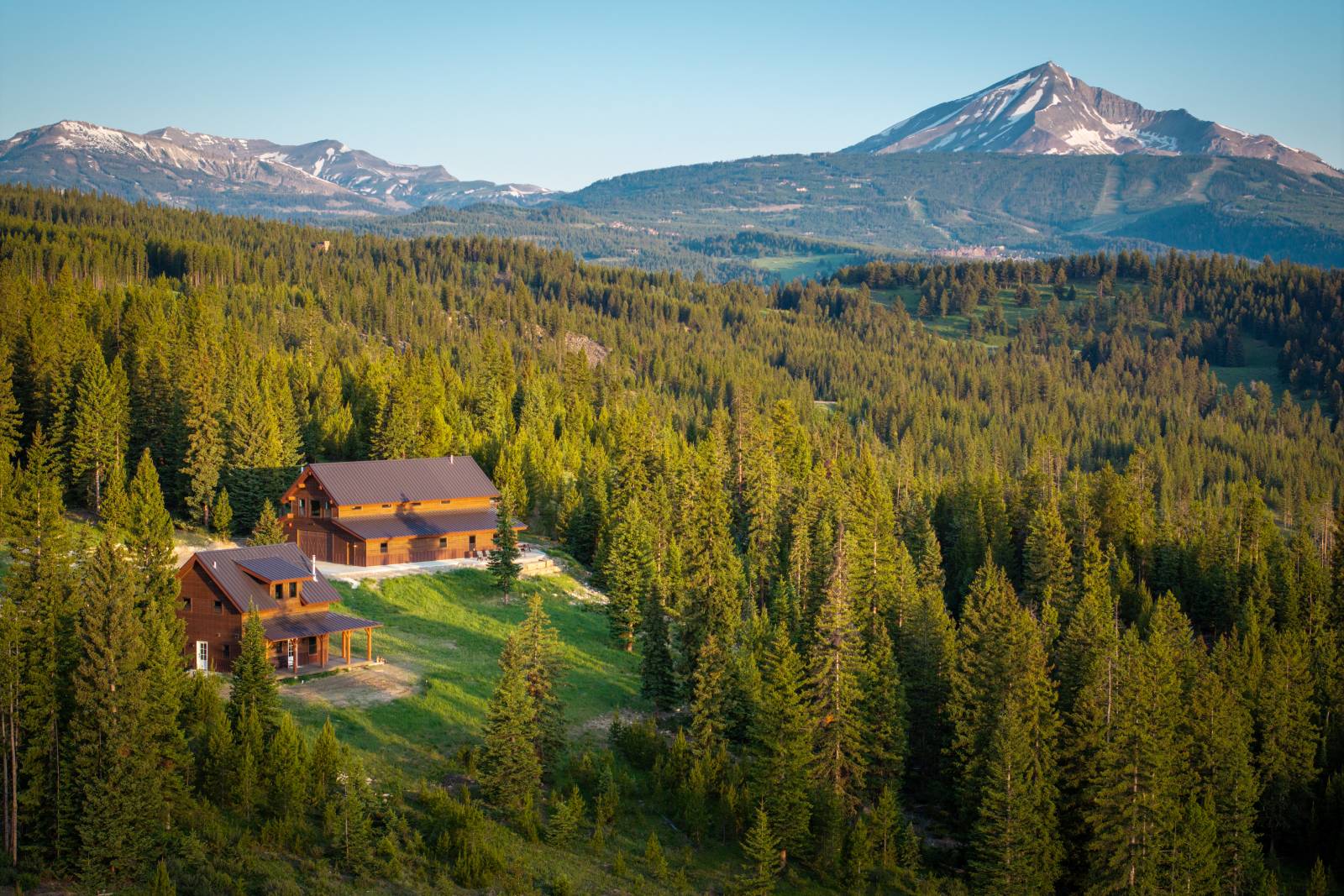 24' x 30' Plymouth Carriage Barn & 44' x 60' Riverton Monitor Barn, Big Sky, Montana
