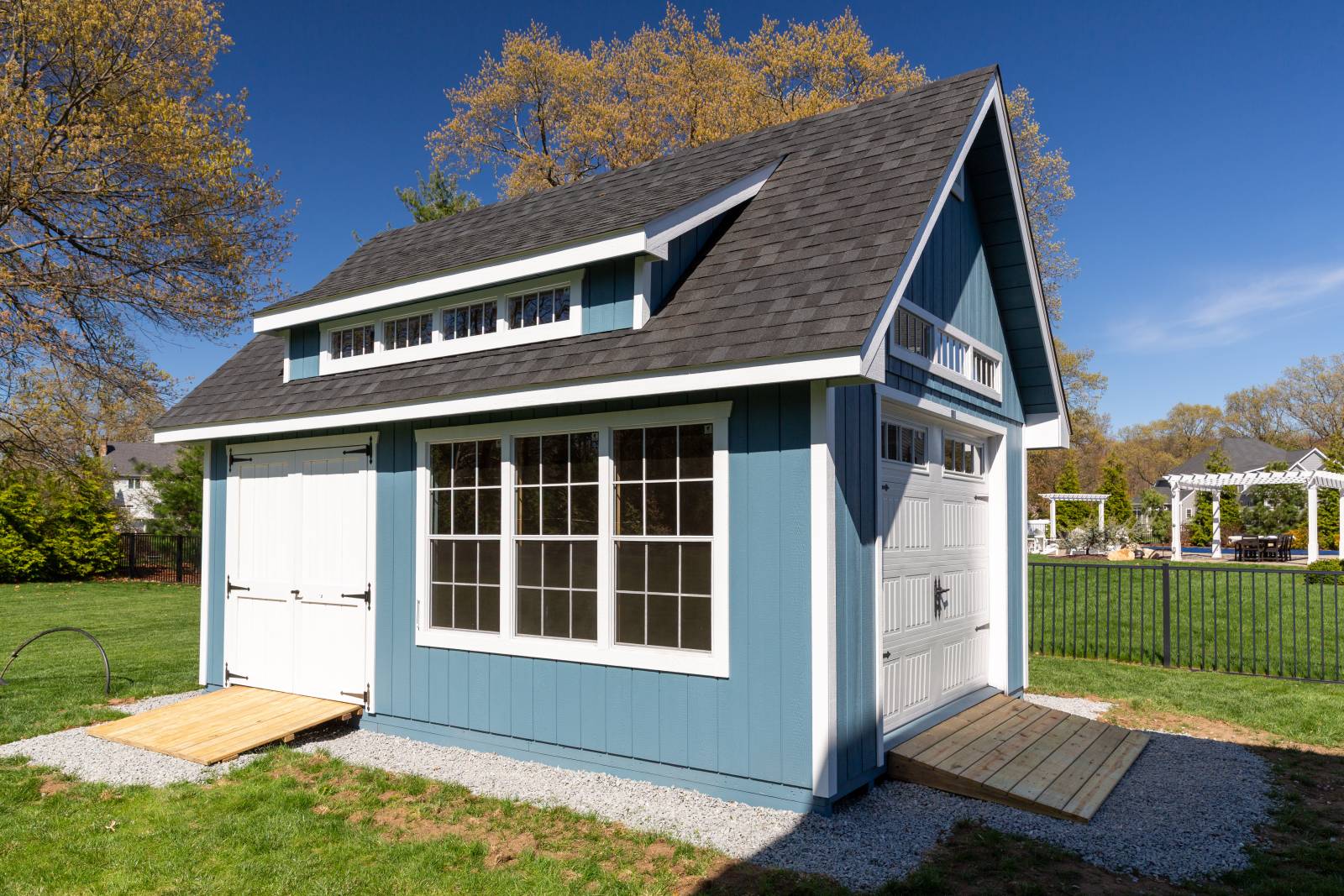 14' x 20' Grand Victorian Cape Garage Shown with Options