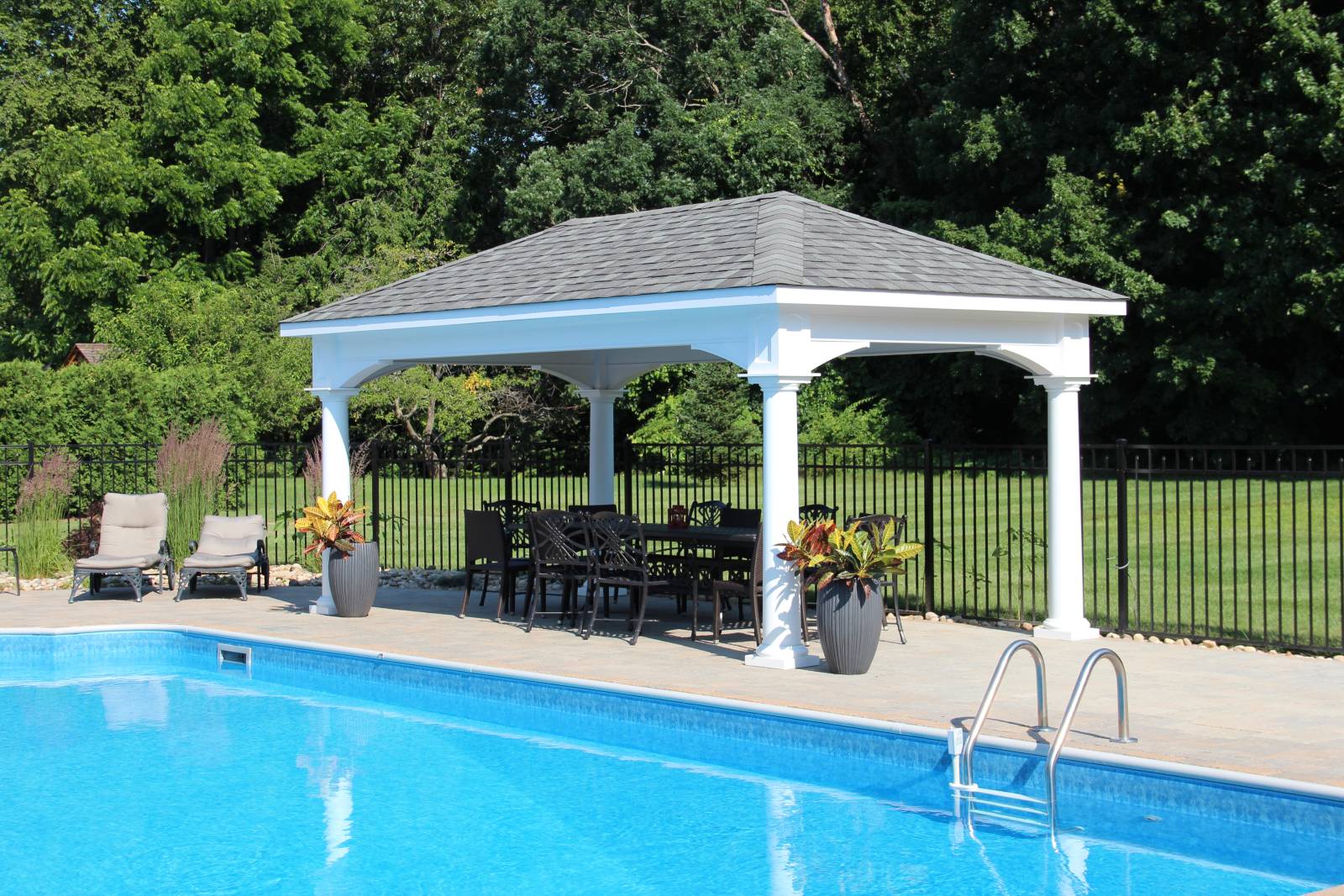 10' x 18' Ridgefield Pavilion Shown with Options