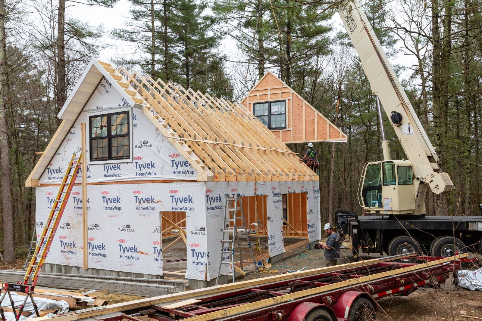 Build. The walls arrive onsite, the crane shows up, and before you know it, your building is standing.