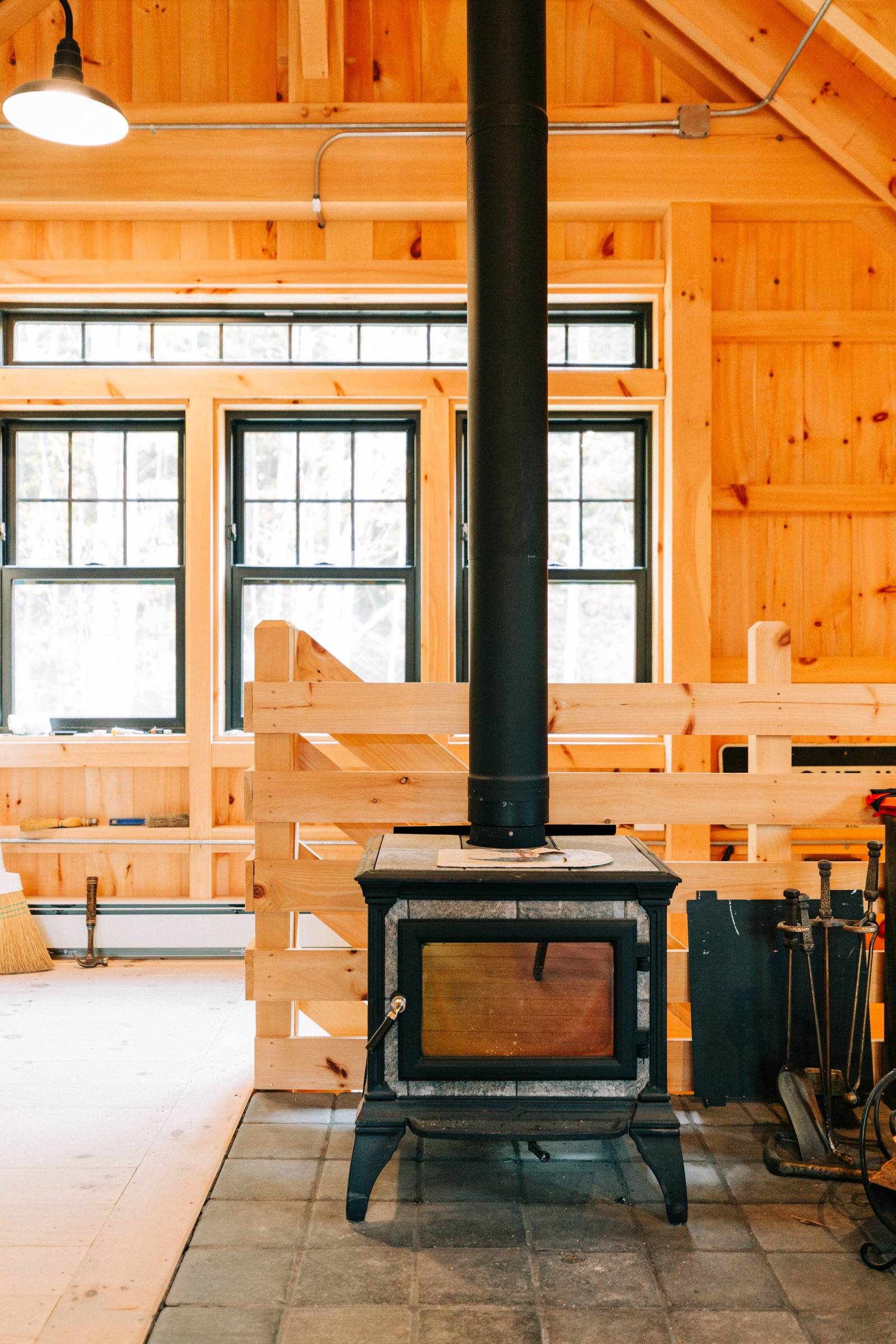 Andersen 100 Series Windows • Wood Stove