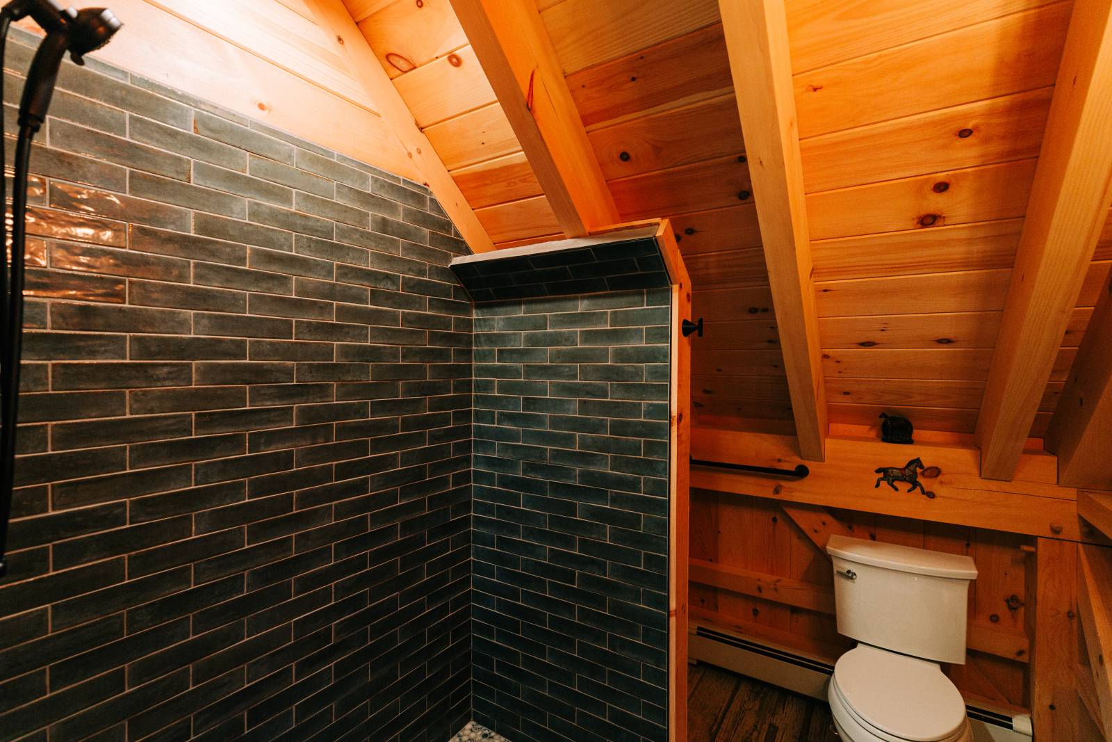 The bathroom & shower inside the loft