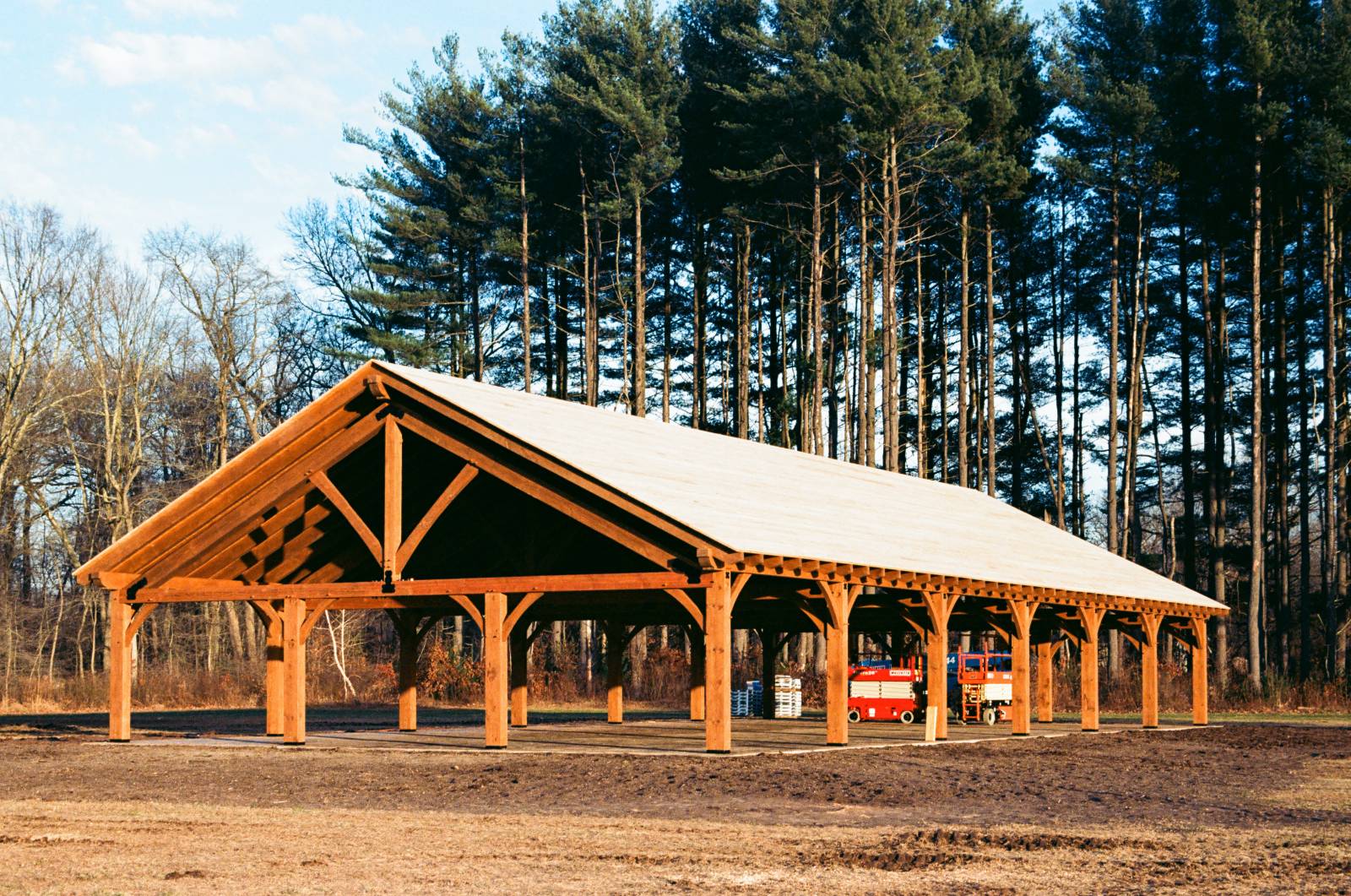 Roof decking added • Preparing for shingles