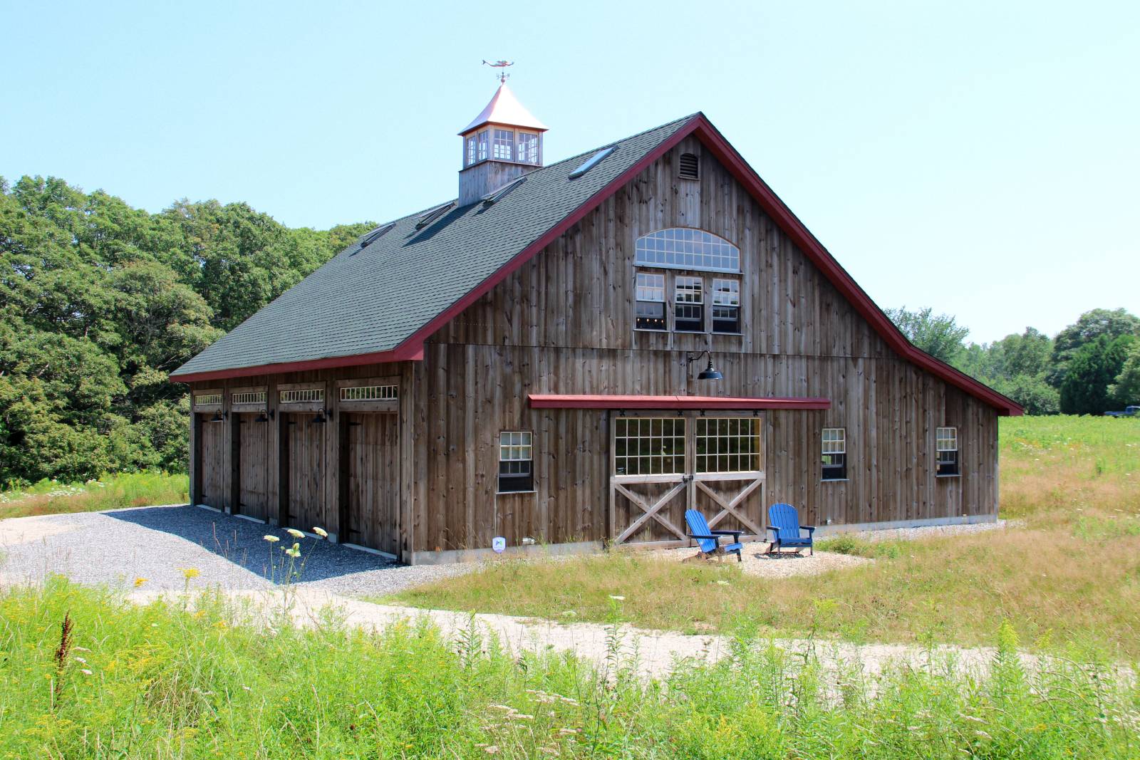 48' x 48' Lexington Saratoga Barn Shown with Options