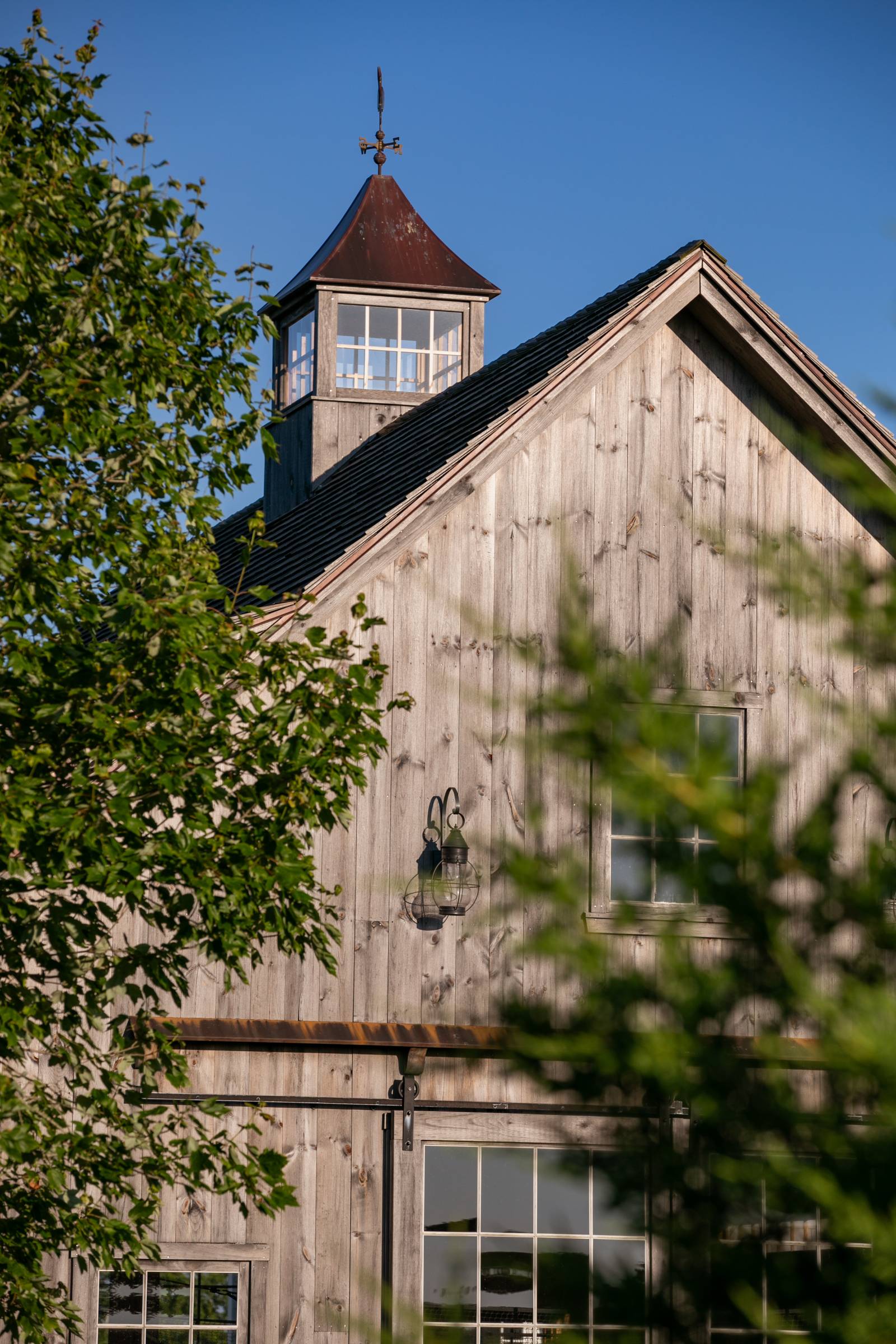 1x10 Vertical Pine Siding • Copper Top Cupola
