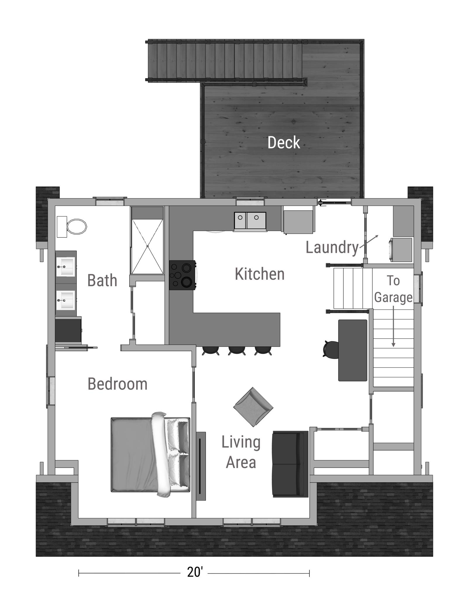Second Floor Living Space