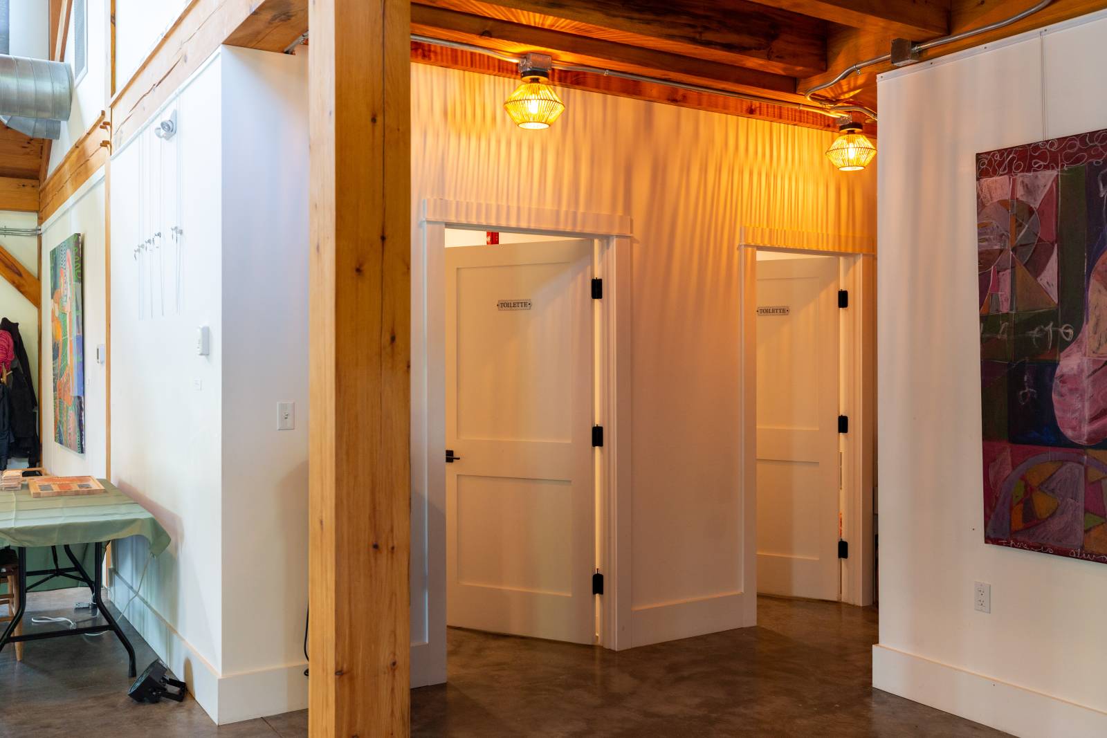Restrooms within Full Circle’s Living Room