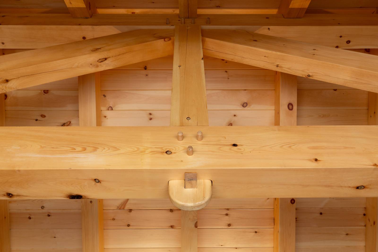 Authentic Mortise & Tenon Post & Beam Construction