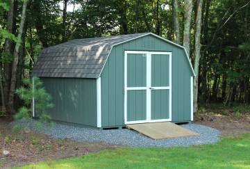 10' x 12' Traditional Mini Barn, Tolland, CT