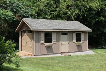 12' x 20' Victorian Cape Garage, South Hadley, MA