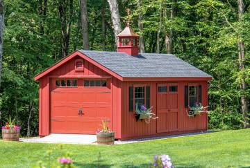 12' x 24' Classic Cape Garage, Tolland, CT