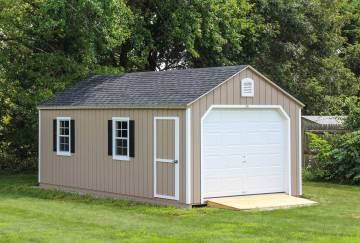 12' x 24' Traditional Cape Garage