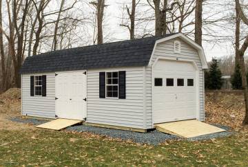 12' x 24' Traditional Dutch Garage, South Easton, MA 