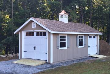 12' x 24' Victorian Cape Garage, Woodstock, CT