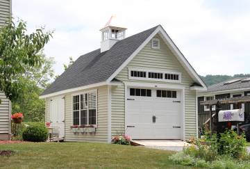 14' x 24' Grand Victorian Cape Garage, Shelton, CT