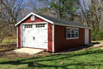 14' x 30' Classic Cape Garage, Vernon, CT