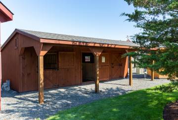 12' x 30' Rancher Horse Barn, Ellington, CT