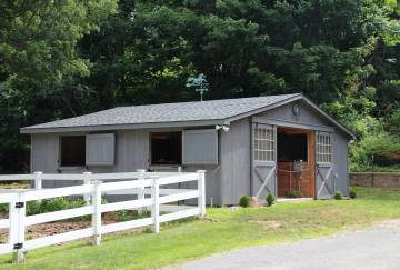 30' x 24' Hamden Center Aisle Horse Barn, East Longmeadow, MA