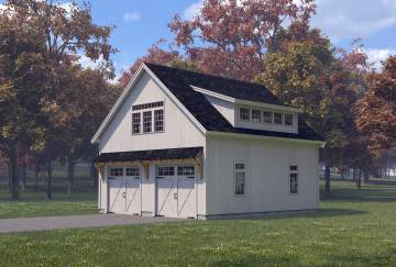 26' x 28' Plymouth Carriage Barn Kit