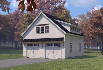 26' x 28' Plymouth Carriage Barn Kit