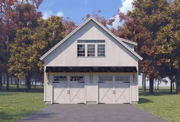 26' x 28' Plymouth Carriage Barn Kit