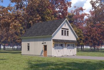 26' x 28' Plymouth Carriage Barn Kit