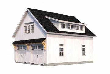 26' x 28' Plymouth Carriage Barn Kit