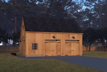 32' x 32' Lenox Carriage Barn Kit