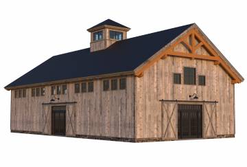 36' x 72' Heritage Event Barn Kit