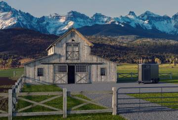 40' x 36' Hoback Monitor Barn Kit