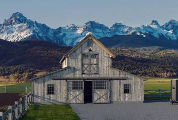 40' x 36' Hoback Monitor Barn Kit