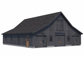 42' x 48' Hamilton Carriage Barn Kit