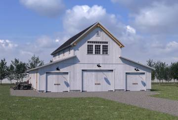 42' x 48' Pinedale Monitor Barn Kit