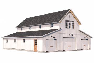 42' x 48' Pinedale Monitor Barn Kit