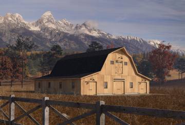 54' x 48' Homestead Gambrel Barn Kit