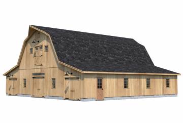 54' x 48' Homestead Gambrel Barn Kit